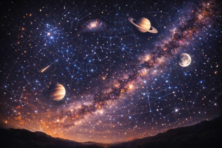 Cómo ver el cielo nocturno hoy y guardar ese momento en un mapa estelar